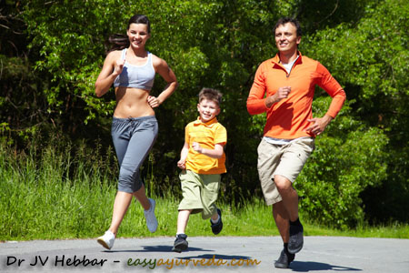 jogging