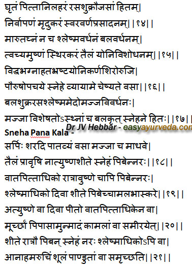 qualities of ghee, oil, fat, marrow