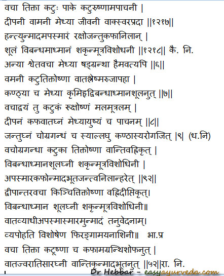 Vacha Benefits