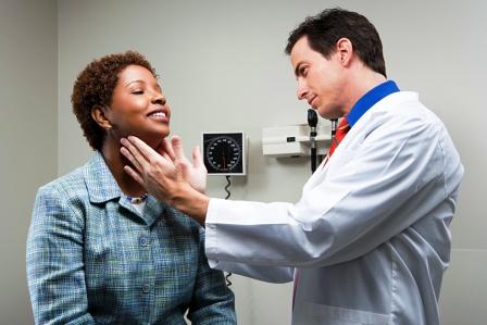 patient examination by touch