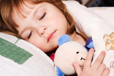 sleeping with doll