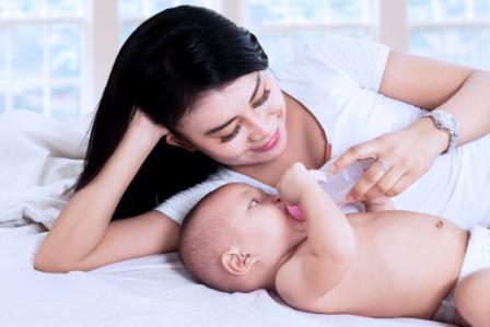 mother with baby