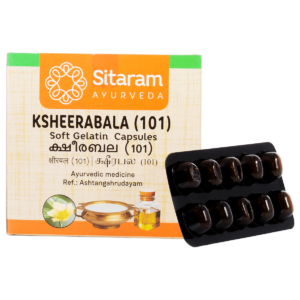 Buy Ksheerabala 101 Soft Gel capsules - 100 No's - Sitaram