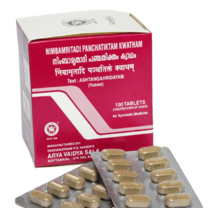 Buy 	Kottakkal Nimbamritadi panchatiktam kwatham (100 tab)