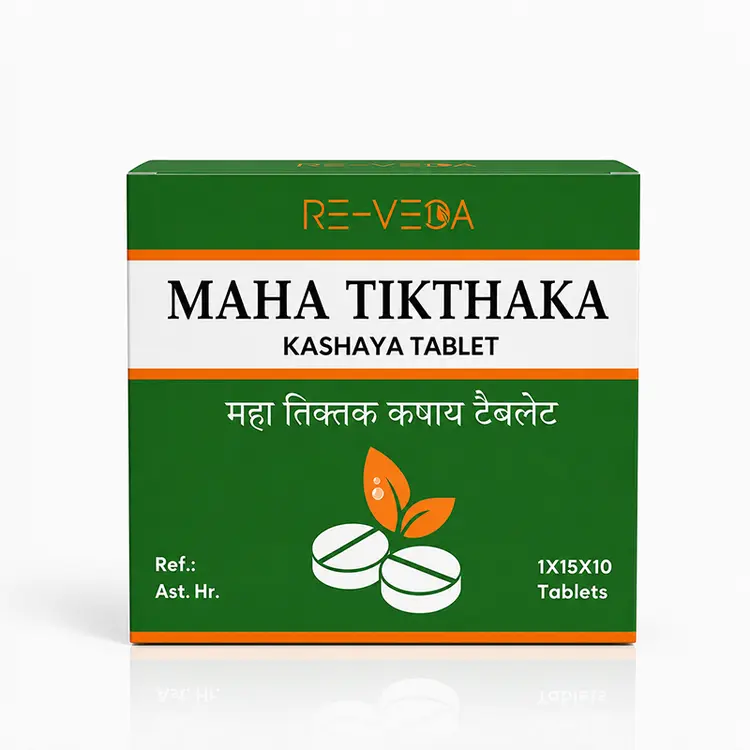 Buy Reveda Maha Tikthaka Kashayam Tablet (1x15x10)