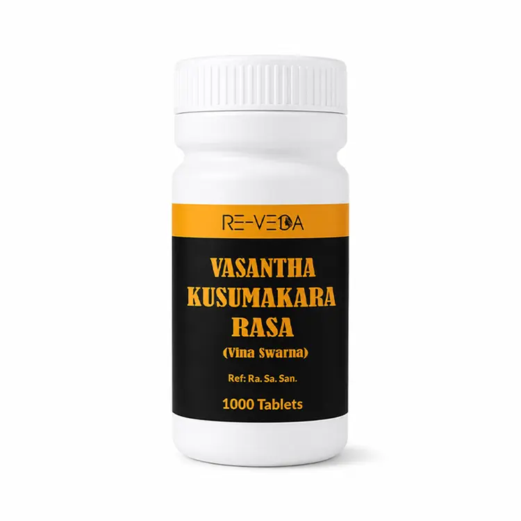 Buy Reveda Vasantha Kusumakara Rasa (Vina Swarna) (30 Tabs)